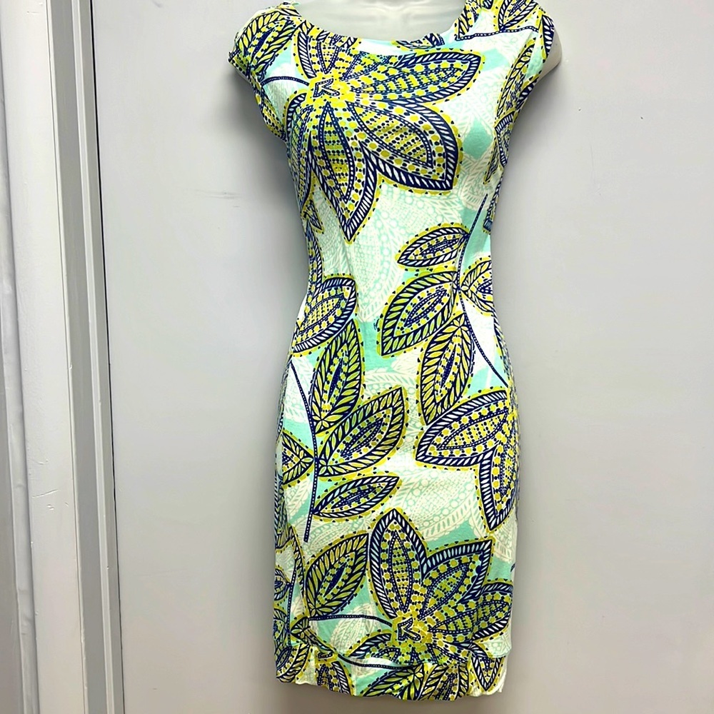 Trina Turk Boat Neck Jersey Dress